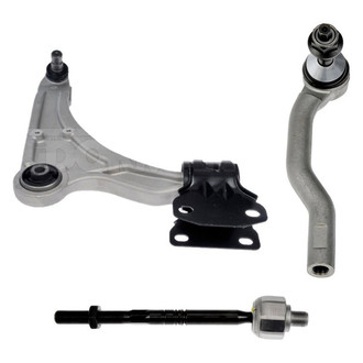 Dorman® - OE Solutions™ Front Passenger Side Lower Control Arm with Ball Joint and Tie Rod End Kit