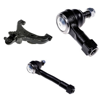 Dorman® - OE Solutions™ Front Passenger Side Lower Control Arm with Ball Joint and Tie Rod End Kit