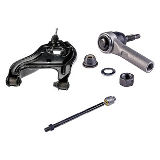 Dorman® - OE Solutions™ Front Passenger Side Lower Control Arm with Ball Joint and Tie Rod End Kit