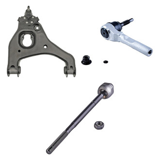 Dorman® - OE Solutions™ Front Passenger Side Lower Control Arm with Ball Joint and Tie Rod End Kit