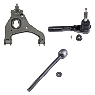 Dorman® - OE Solutions™ Front Passenger Side Lower Control Arm with Ball Joint and Tie Rod End Kit