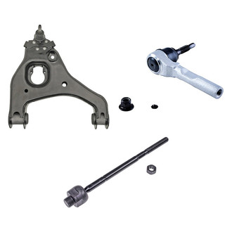 Dorman® - OE Solutions™ Front Passenger Side Lower Control Arm with Ball Joint and Tie Rod End Kit
