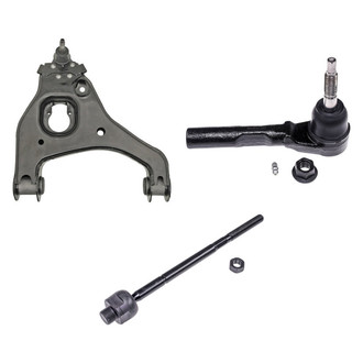 Dorman® - OE Solutions™ Front Passenger Side Lower Control Arm with Ball Joint and Tie Rod End Kit