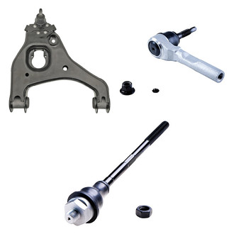 Dorman® - OE Solutions™ Front Passenger Side Lower Control Arm with Ball Joint and Tie Rod End Kit