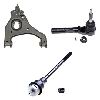 Dorman® - OE Solutions™ Front Passenger Side Lower Control Arm with Ball Joint and Tie Rod End Kit