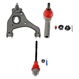 Dorman® - OE Solutions™ Front Passenger Side Lower Control Arm with Ball Joint and Tie Rod End Kit