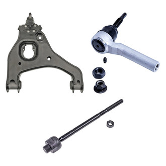 Dorman® - OE Solutions™ Front Passenger Side Lower Control Arm with Ball Joint and Tie Rod End Kit