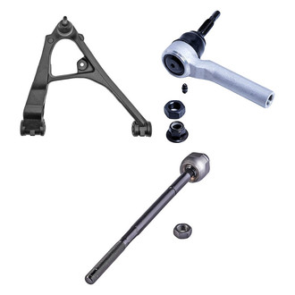 Dorman® - OE Solutions™ Front Passenger Side Lower Control Arm with Ball Joint and Tie Rod End Kit