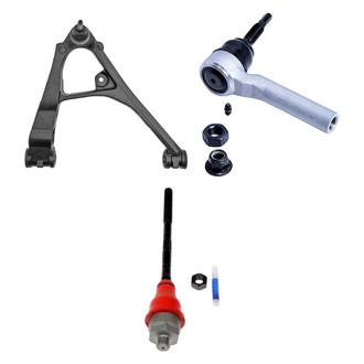 Dorman® - OE Solutions™ Front Passenger Side Lower Control Arm with Ball Joint and Tie Rod End Kit