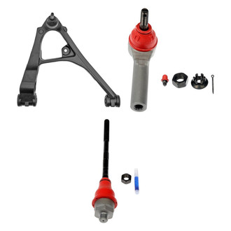 Dorman® - OE Solutions™ Front Passenger Side Lower Control Arm with Ball Joint and Tie Rod End Kit
