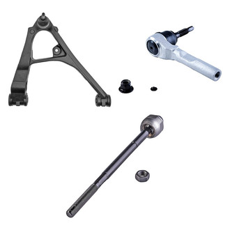 Dorman® - OE Solutions™ Front Passenger Side Lower Control Arm with Ball Joint and Tie Rod End Kit