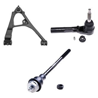 Dorman® - OE Solutions™ Front Passenger Side Lower Control Arm with Ball Joint and Tie Rod End Kit