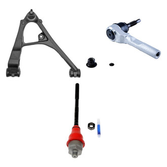 Dorman® - OE Solutions™ Front Passenger Side Lower Control Arm with Ball Joint and Tie Rod End Kit