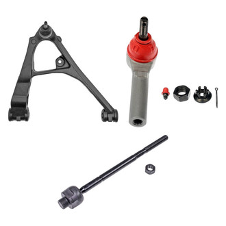 Dorman® - OE Solutions™ Front Passenger Side Lower Control Arm with Ball Joint and Tie Rod End Kit