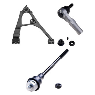 Dorman® - OE Solutions™ Front Passenger Side Lower Control Arm with Ball Joint and Tie Rod End Kit