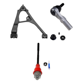 Dorman® - OE Solutions™ Front Passenger Side Lower Control Arm with Ball Joint and Tie Rod End Kit