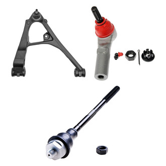 Dorman® - OE Solutions™ Front Passenger Side Lower Control Arm with Ball Joint and Tie Rod End Kit