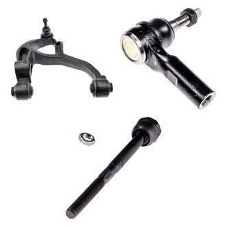 Dorman® - OE Solutions™ Front Passenger Side Lower Control Arm with Ball Joint and Tie Rod End Kit
