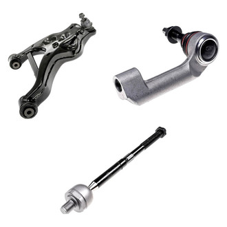 Dorman® - OE Solutions™ Front Passenger Side Lower Control Arm with Ball Joint and Tie Rod End Kit