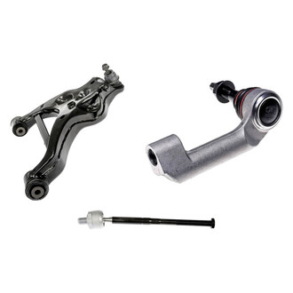 Dorman® - OE Solutions™ Front Passenger Side Lower Control Arm with Ball Joint and Tie Rod End Kit