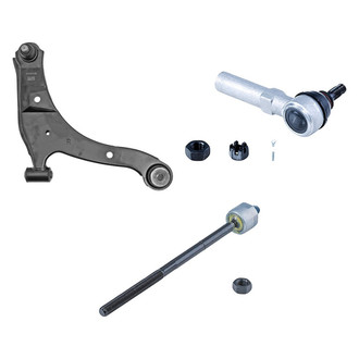 Dorman® - OE Solutions™ Front Passenger Side Lower Control Arm with Ball Joint and Tie Rod End Kit