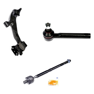 Dorman® - OE Solutions™ Front Passenger Side Lower Control Arm with Ball Joint and Tie Rod End Kit