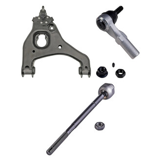 Dorman® - OE Solutions™ Front Passenger Side Lower Control Arm with Ball Joint and Tie Rod End Kit