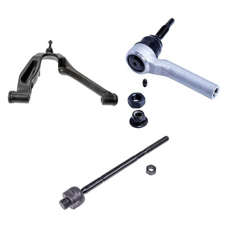 Dorman® - OE Solutions™ Front Passenger Side Lower Control Arm with Ball Joint and Tie Rod End Kit