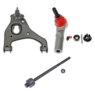 Dorman® - OE Solutions™ Front Passenger Side Lower Control Arm with Ball Joint and Tie Rod End Kit