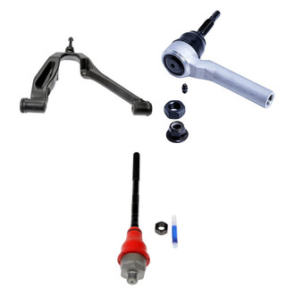 Dorman® - OE Solutions™ Front Passenger Side Lower Control Arm with Ball Joint and Tie Rod End Kit