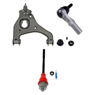 Dorman® - OE Solutions™ Front Passenger Side Lower Control Arm with Ball Joint and Tie Rod End Kit