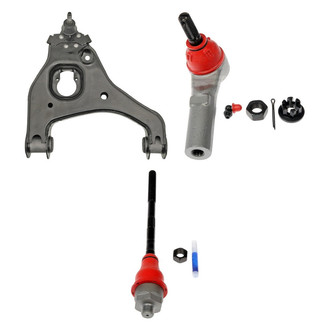Dorman® - OE Solutions™ Front Passenger Side Lower Control Arm with Ball Joint and Tie Rod End Kit