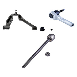 Dorman® - OE Solutions™ Front Passenger Side Lower Control Arm with Ball Joint and Tie Rod End Kit