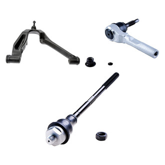 Dorman® - OE Solutions™ Front Passenger Side Lower Control Arm with Ball Joint and Tie Rod End Kit