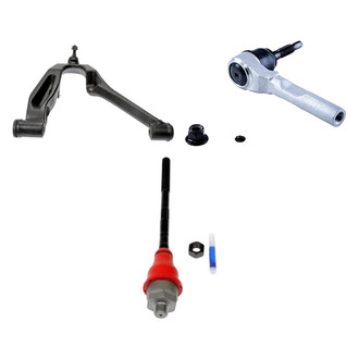 Dorman® - OE Solutions™ Front Passenger Side Lower Control Arm with Ball Joint and Tie Rod End Kit