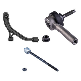 Dorman® - OE Solutions™ Front Passenger Side Lower Control Arm with Ball Joint and Tie Rod End Kit