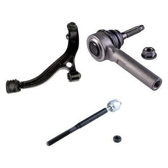 Dorman® - OE Solutions™ Front Passenger Side Lower Control Arm with Ball Joint and Tie Rod End Kit