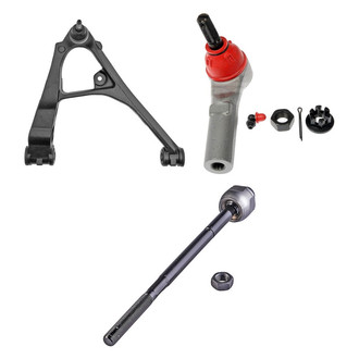 Dorman® - OE Solutions™ Front Passenger Side Lower Control Arm with Ball Joint and Tie Rod End Kit