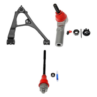 Dorman® - OE Solutions™ Front Passenger Side Lower Control Arm with Ball Joint and Tie Rod End Kit