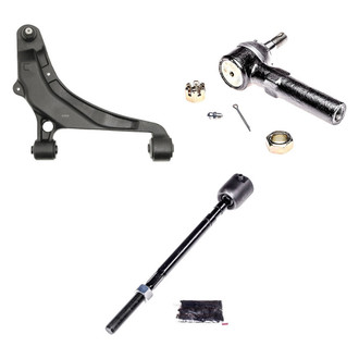 Dorman® - OE Solutions™ Front Passenger Side Lower Control Arm with Ball Joint and Tie Rod End Kit