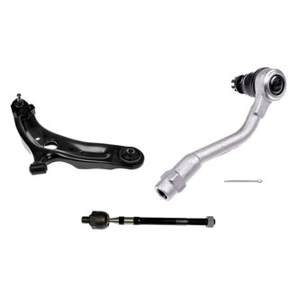 Dorman® - OE Solutions™ Front Passenger Side Lower Control Arm with Ball Joint and Tie Rod End Kit