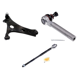 Dorman® - OE Solutions™ Front Passenger Side Lower Control Arm with Ball Joint and Tie Rod End Kit