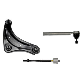 Dorman® - OE Solutions™ Front Passenger Side Lower Control Arm with Ball Joint and Tie Rod End Kit