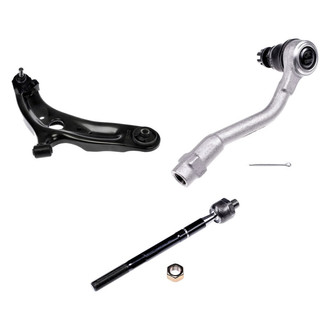 Dorman® - OE Solutions™ Front Passenger Side Lower Control Arm with Ball Joint and Tie Rod End Kit