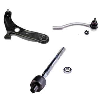 Dorman® - OE Solutions™ Front Passenger Side Lower Control Arm with Ball Joint and Tie Rod End Kit