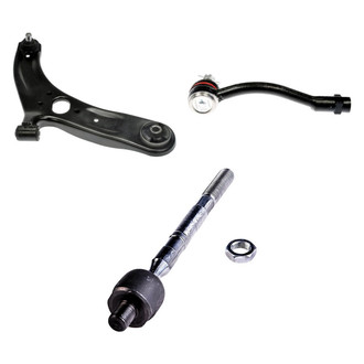 Dorman® - OE Solutions™ Front Passenger Side Lower Control Arm with Ball Joint and Tie Rod End Kit