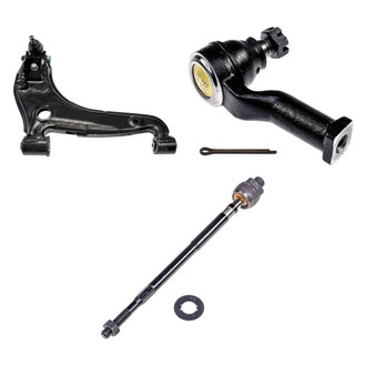 Dorman® - OE Solutions™ Front Passenger Side Lower Control Arm with Ball Joint and Tie Rod End Kit