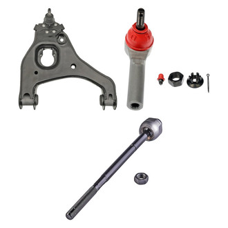 Dorman® - OE Solutions™ Front Passenger Side Lower Control Arm with Ball Joint and Tie Rod End Kit