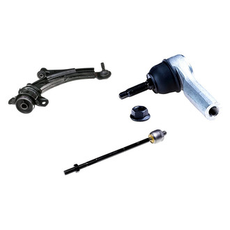 Dorman® - OE Solutions™ Front Passenger Side Lower Control Arm with Ball Joint and Tie Rod End Kit