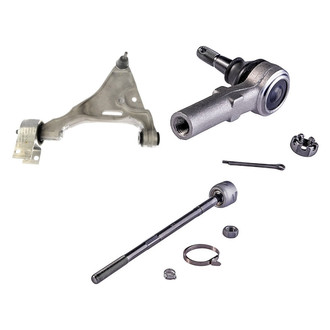 Dorman® - OE Solutions™ Front Passenger Side Lower Control Arm with Ball Joint and Tie Rod End Kit